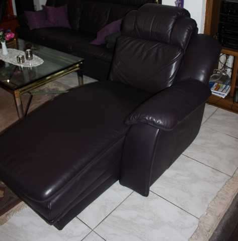 Elektronisches Recamiere Sofa Brombeere von Himolla